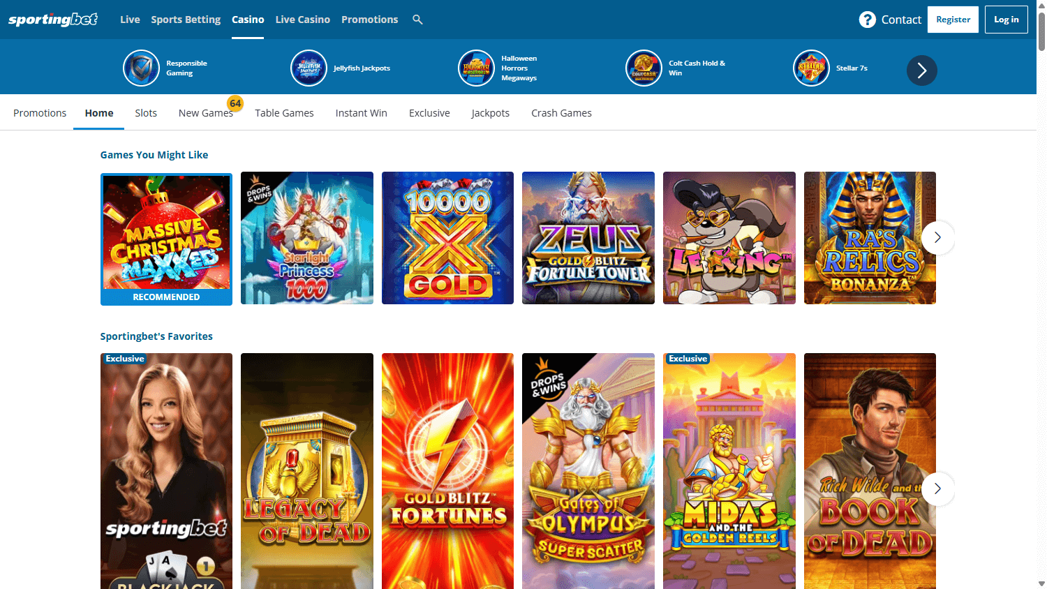 Sportingbet Casino Desktop screenshot