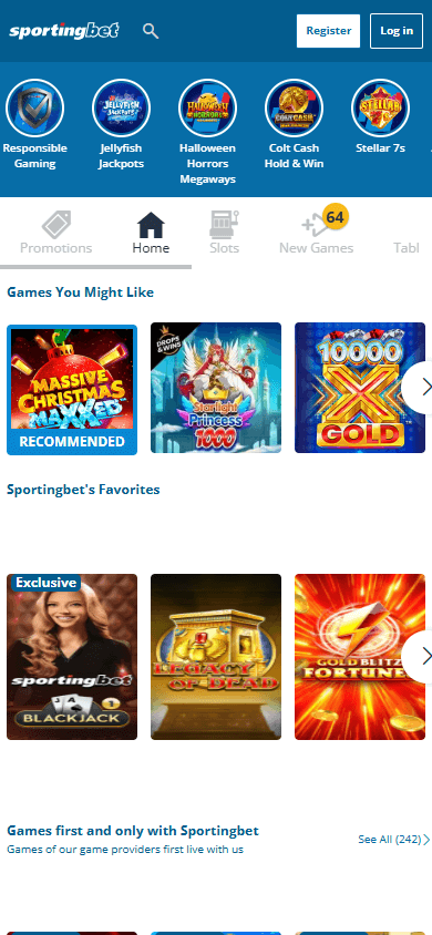 Sportingbet Casino Mobile screenshot